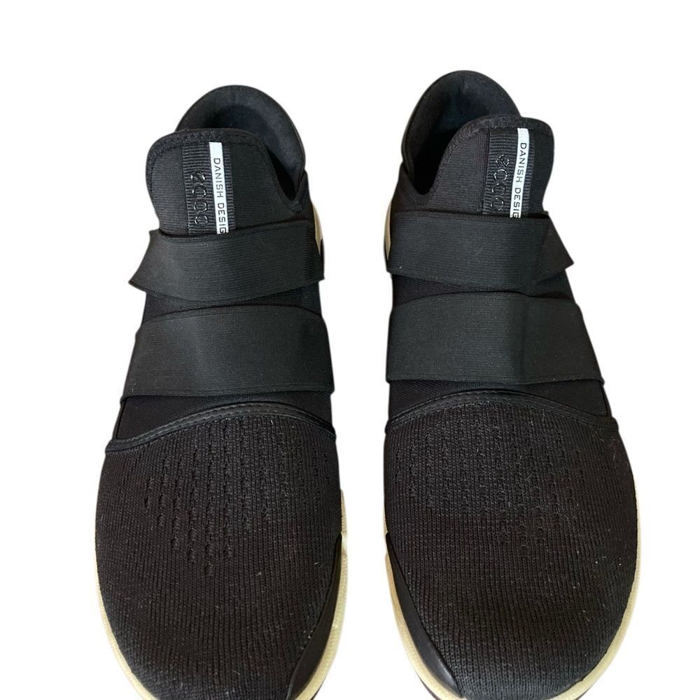 Ecco Shoes Men's Size 14 Black Slip-On Sneakers - Picture 5 of 13